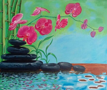 Painting titled "Relax" by Ol Ga Sejko, Original Artwork, Acrylic