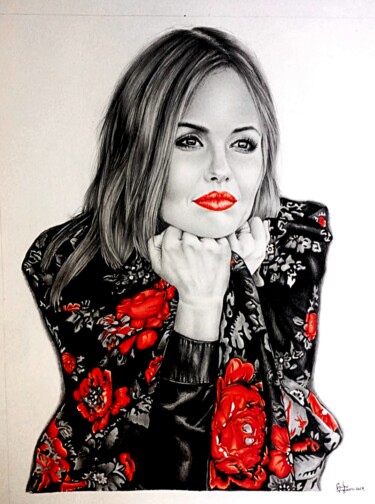 Attesa Disegno intitolato "Attesa" da Carla Gagliano, Opera d'arte originale, Grafite