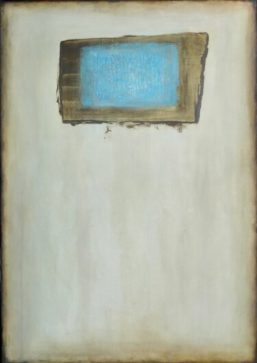 Painting titled "145d" by Farid Bellal, Original Artwork, Acrylic Mounted on Wood Stretcher frame