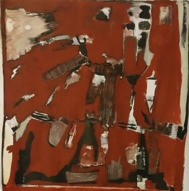 Morceaux choisis Lagarde et Michard.. Painting titled "Morceaux choisis La…" by Monique Morellec, Original Artwork, Acrylic