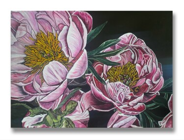Painting titled "“In Full Beauty”" by Larisa Manukova, Original Artwork, Acrylic Mounted on artwork_cat.
