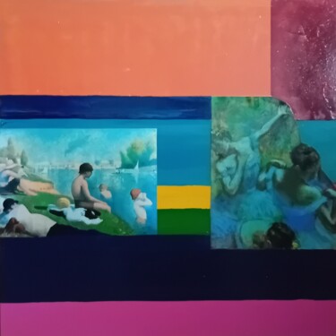 Collages intitulée "sunday" par Attila Pohl, Œuvre d'art originale, Collages