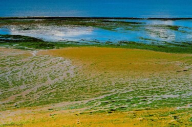 Fotografia intitolato "Plage en vert 03-20…" da Rosalina Vaz, Opera d'arte originale, Fotografia digitale