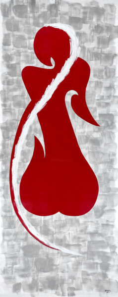Eidôlon #1 Painting titled "Eidôlon #1" by Dyai Saugey, Original Artwork, Acrylic