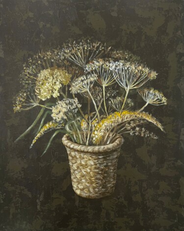 "Dried Flower Still…" başlıklı Tablo Marina Kozyr tarafından, Orijinal sanat, Akrilik