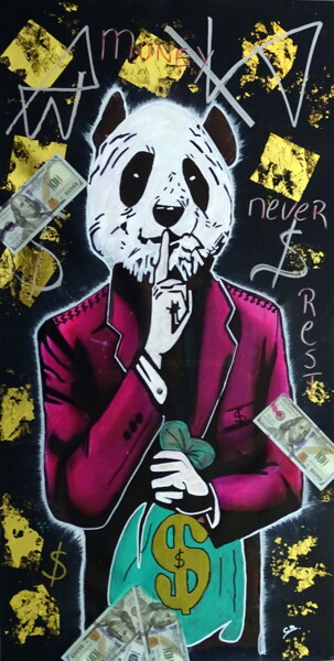 Money never sleeps 제목이 "Money never sleeps"인 미술작품 Cb.로, 원작, 아크릴