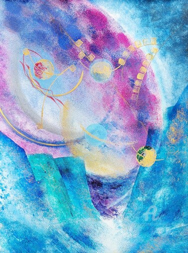 绘画 标题为“EVA 1” 由Emmanuelle Donzé, 原创艺术品, 丙烯