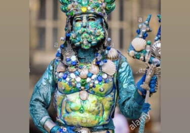 Σκίτσο με τίτλο "NEPTUNE" από Neptune , Αυθεντικά έργα τέχνης, είδη ένδυσης