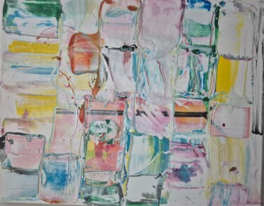 제목이 "paysage bleu blanc 1"인 미술작품 Armand De Latour로, 원작, 아크릴