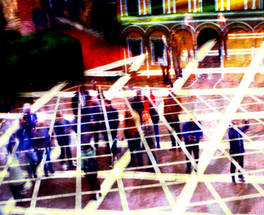 Photography titled "Lines Abstract" by Alfonso García, Original Artwork, Digital Photography