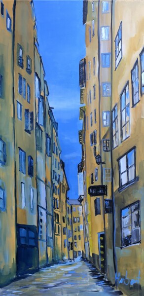 "Stockholm" başlıklı Tablo Hubert Lerner tarafından, Orijinal sanat, Akrilik artwork_cat. üzerine monte edilmiş