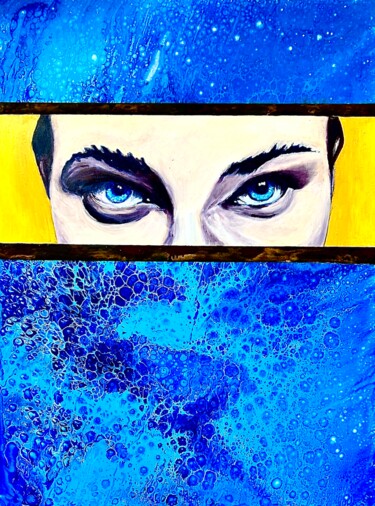 Pintura intitulada "looks 1" por Isidro Llano, Obras de arte originais, Acrílico
