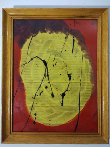 Peinture intitulée "L'employé de bureau" par O.C.T.A.V.E, Œuvre d'art originale, Acrylique