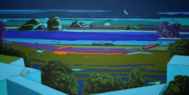 Lost at sea 绘画 标题为“Lost at sea” 由Maxine Cameron, 原创艺术品, 丙烯