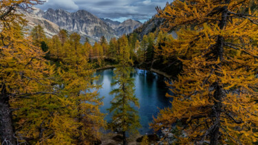 摄影 标题为“Lac des Adus” 由Frederic Bos, 原创艺术品, 数码摄影