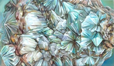Frost on the Hills Painting titled "Frost on the Hills" by Natalia Synegina, Original Artwork, Oil