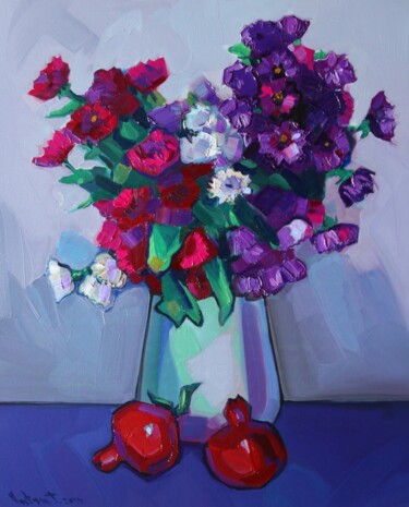 绘画 标题为“Flowers _7” 由Tigran Avetyan, 原创艺术品, 油