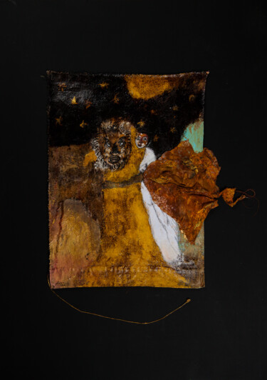 绘画 标题为“Sous les étoiles” 由Véronique Attia, 原创艺术品, 丙烯 安装在纸板上