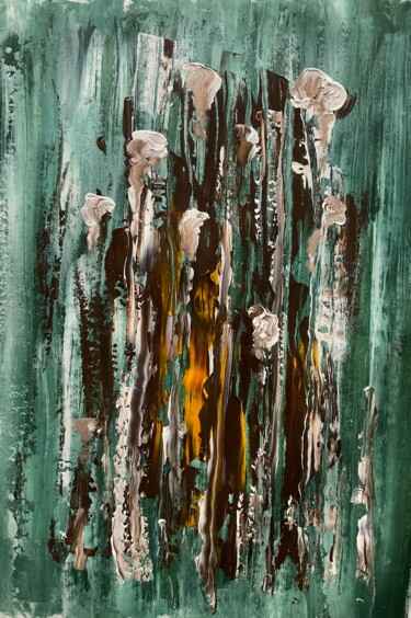 Peinture intitulée "Connecting" par Auke Mulder, Œuvre d'art originale, Acrylique