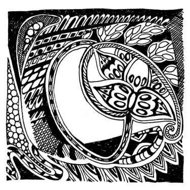 Drawing titled "Note 28" by Sveta Bataenkova, Original Artwork, Marker