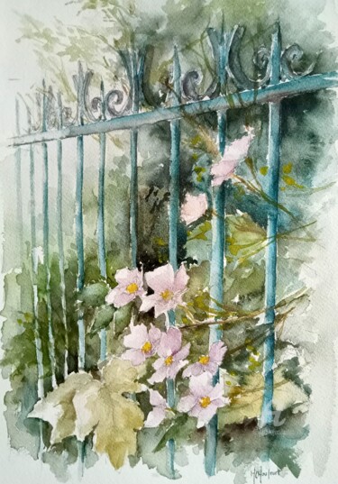 Peinture intitulée "Evasion" par Marie-Charlotte Houpeurt-Chauffeté, Œuvre d'art originale, Aquarelle