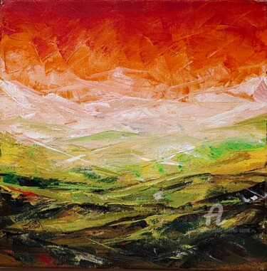 Painting titled "Tri colours of india" by Suddha Sama, Original Artwork, Acrylic Mounted on Wood Stretcher frame