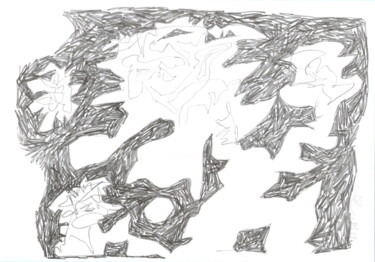 Dessein? 2008-25 Dessin intitulée "Dessein? 2008-25" par Rémy Verneuil, Œuvre d'art originale, Crayon