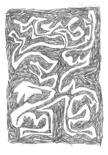 Dessein? 2008-33 (31 C) "Dessein? 2008-33 (3…" başlıklı Resim Rémy Verneuil tarafından, Orijinal sanat, Kalem