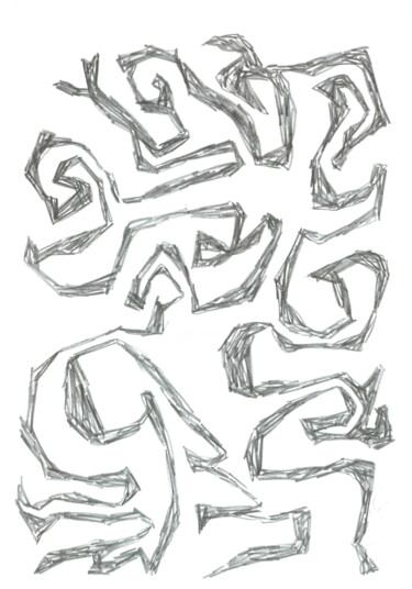 Dessein? 2008-35 (34 B) "Dessein? 2008-35 (3…" başlıklı Resim Rémy Verneuil tarafından, Orijinal sanat, Kalem