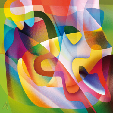 Digitale Kunst mit dem Titel "2823" von Jean Jacques Apertet, Original-Kunstwerk, Digitale Malerei