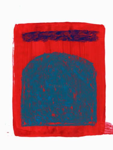Disegno intitolato "Untitled No. 5824" da Alessio Lucarini, Opera d'arte originale, Pastello
