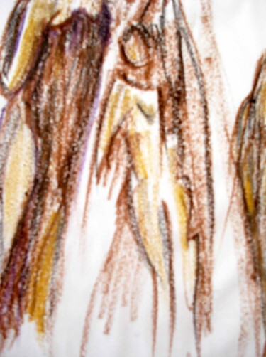 Drawing titled "impression2" by Suddha Sama, Original Artwork, Pastel