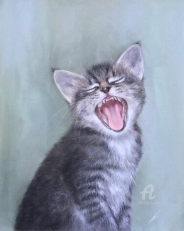 "Mooom!" başlıklı Resim Irene_art tarafından, Orijinal sanat, Pastel