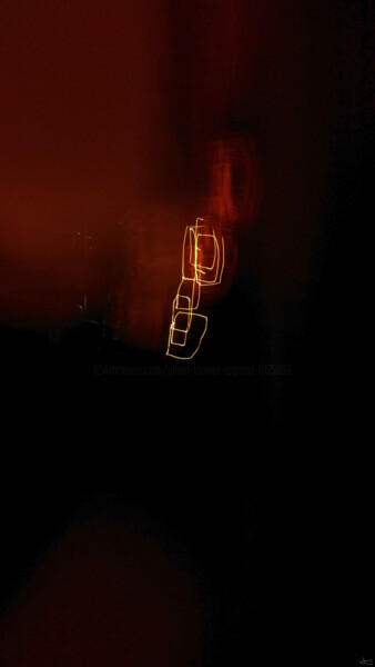 Photography titled "Binocle" by Julien Louvier Legrand (Ju), Original Artwork, Light Painting