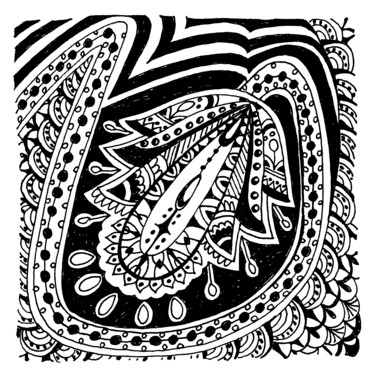 Drawing titled "Note 32" by Sveta Bataenkova, Original Artwork, Marker