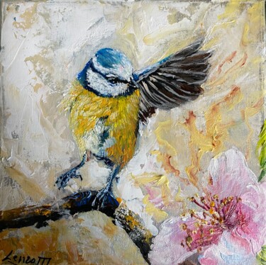 Mésange bleue -20x20 -1- 2024