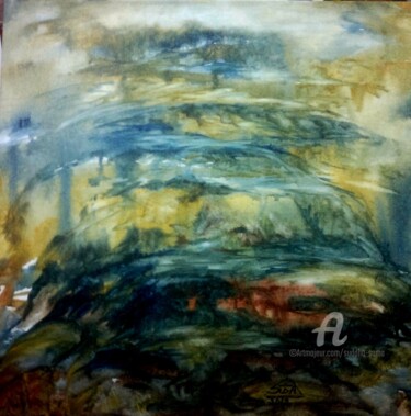 Painting titled "emotions" by Suddha Sama, Original Artwork, Acrylic Mounted on Wood Stretcher frame