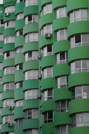 Photographie intitulée "rolling buildings" par Gilliard Bressan, Œuvre d'art originale, Photographie numérique