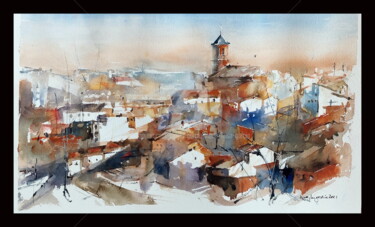 ALHAMBRA, SPAGNE Peinture intitulée "ALHAMBRA, SPAGNE" par Maylu Garcia (María Luisa García), Œuvre d'art originale, Aquarelle