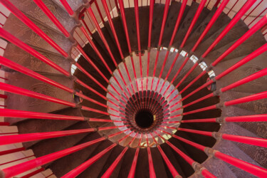 Photographie intitulée "vortex in red" par Gilliard Bressan, Œuvre d'art originale, Photographie numérique