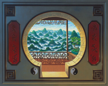 绘画 标题为“ÉQUILIBRIUM” 由Bernard Yohalin, 原创艺术品, 丙烯