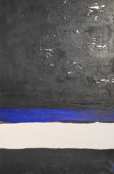 Malerei mit dem Titel "Night" von Elena Bondina, Original-Kunstwerk, Acryl