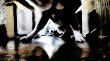 Digitale Kunst mit dem Titel "PoV" von Franz Grausenburger, Original-Kunstwerk, Digitale Malerei