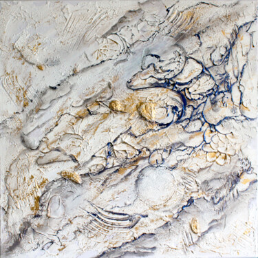 Painting titled "Flight" by Irina Larina, Original Artwork, Acrylic Mounted on Wood Stretcher frame