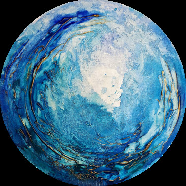 Peinture intitulée "The cycle" par Irina Larina, Œuvre d'art originale, Acrylique Monté sur Châssis en bois