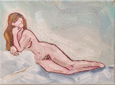 Peinture intitulée "Songe" par Anna An, Œuvre d'art originale, Huile