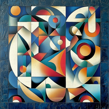 제목이 "Layered Dimensions:…"인 디지털 아트 Alberto Capitani로, 원작, AI 생성 이미지