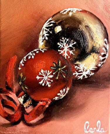 Gingle Bells Painting titled "Gingle Bells" by Carla Gagliano, Original Artwork, Oil