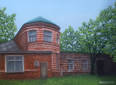 Pasteur Tower Peinture intitulée "Pasteur Tower" par Anastasiia Astapenko, Œuvre d'art originale, Pastel