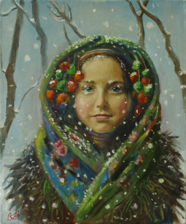 Peinture intitulée "Mariska's Fairy Tale" par Svitlana Vol, Œuvre d'art originale, Huile Monté sur Châssis en bois